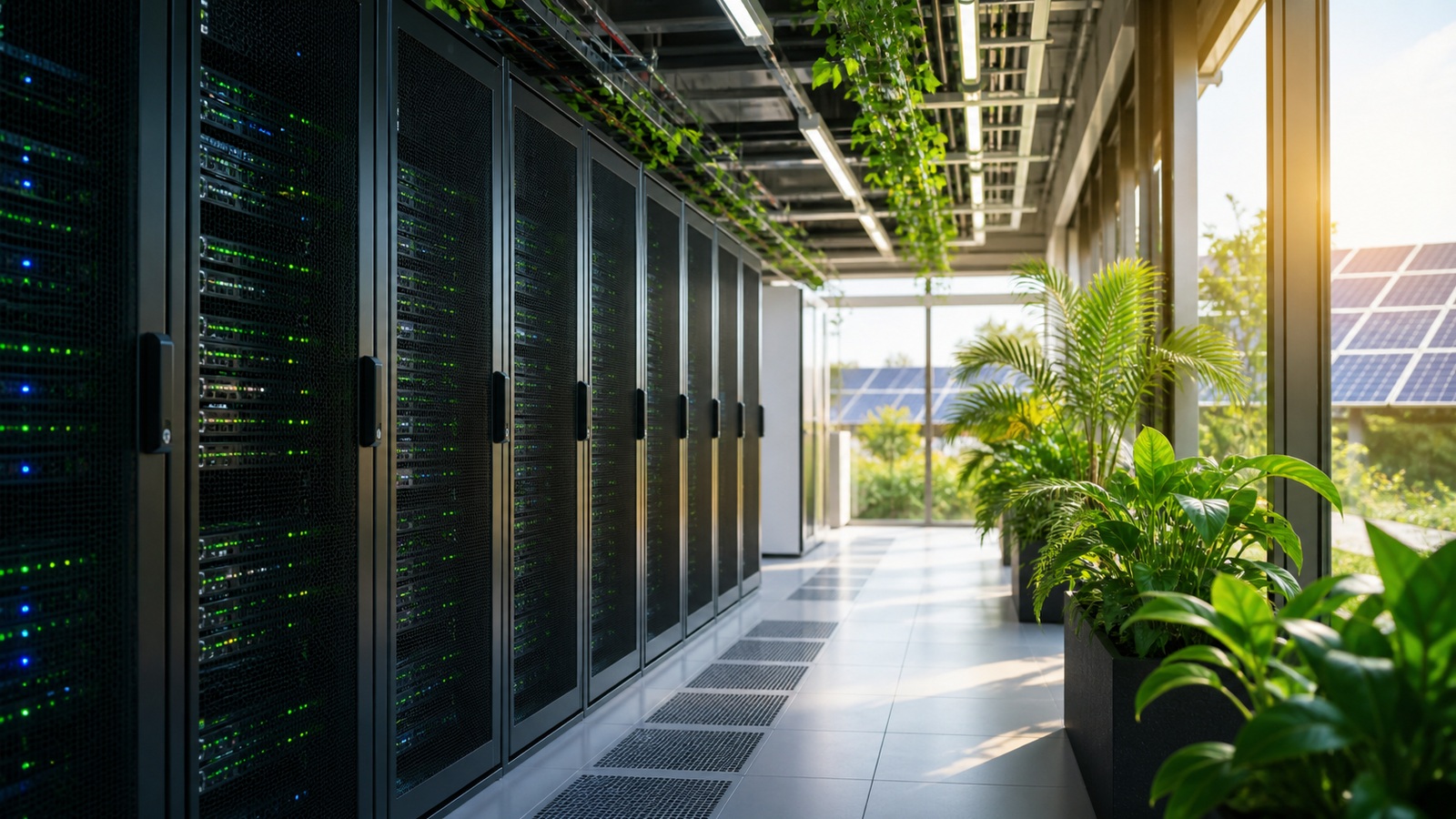 Photorealistic web hosting featured image for Best Green Shared Hosting Providers