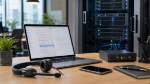 Professional hosting technology scene for Top 10 Best Email Hosting Reviews