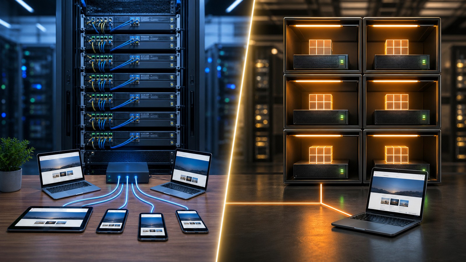 Professional hosting technology scene for Shared Hosting vs VPS Hosting: What’s the Real Difference?