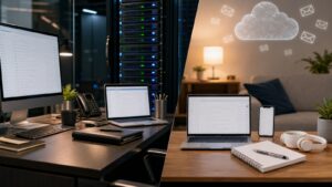 Professional hosting technology scene for Email Hosting vs Free Email: Why It Matters for Business
