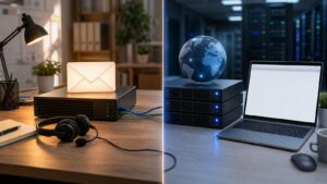 Professional hosting technology scene for Email Hosting vs Web Hosting: What’s the Difference?