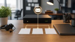 Professional hosting technology scene for How to Choose the Right Email Hosting Provider