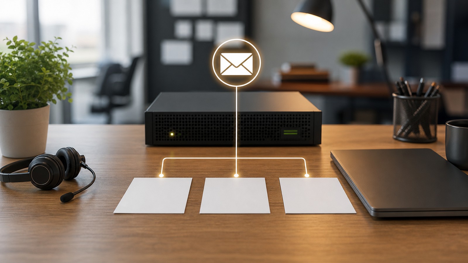 Professional hosting technology scene for How to Choose the Right Email Hosting Provider